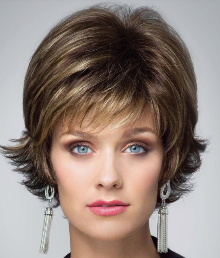 Disconnected short textured buttery hairstyle