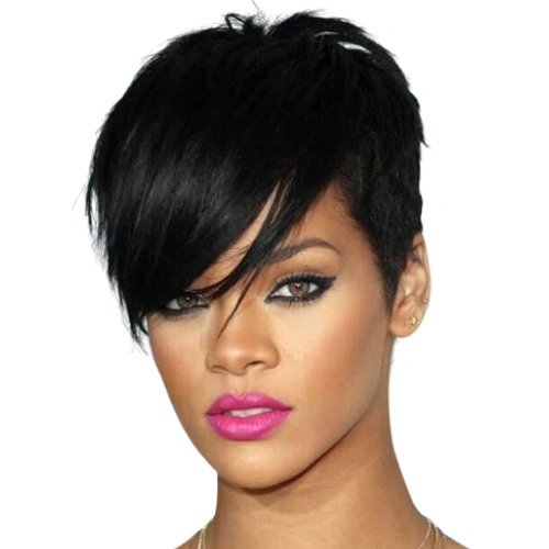 pixie with tapered sides black women