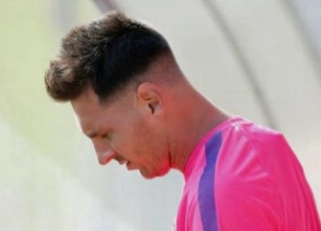 Messi undercut hairstyle